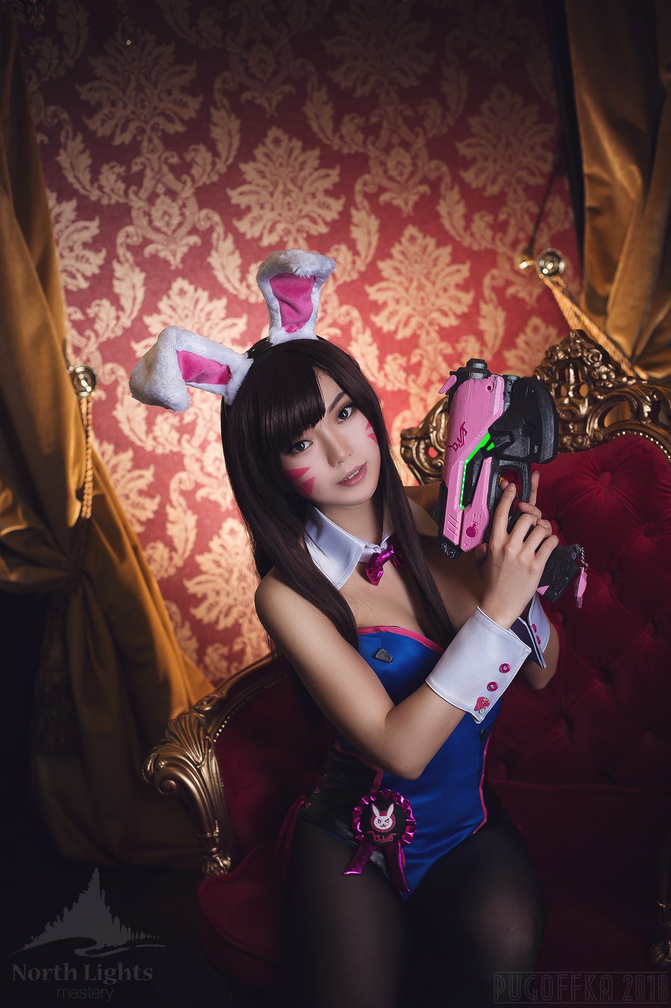 NorthLights Mastery D.Va Bunny Suit Cosplay Costume