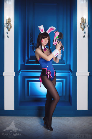 NorthLights Mastery D.Va Bunny Suit Cosplay Costume