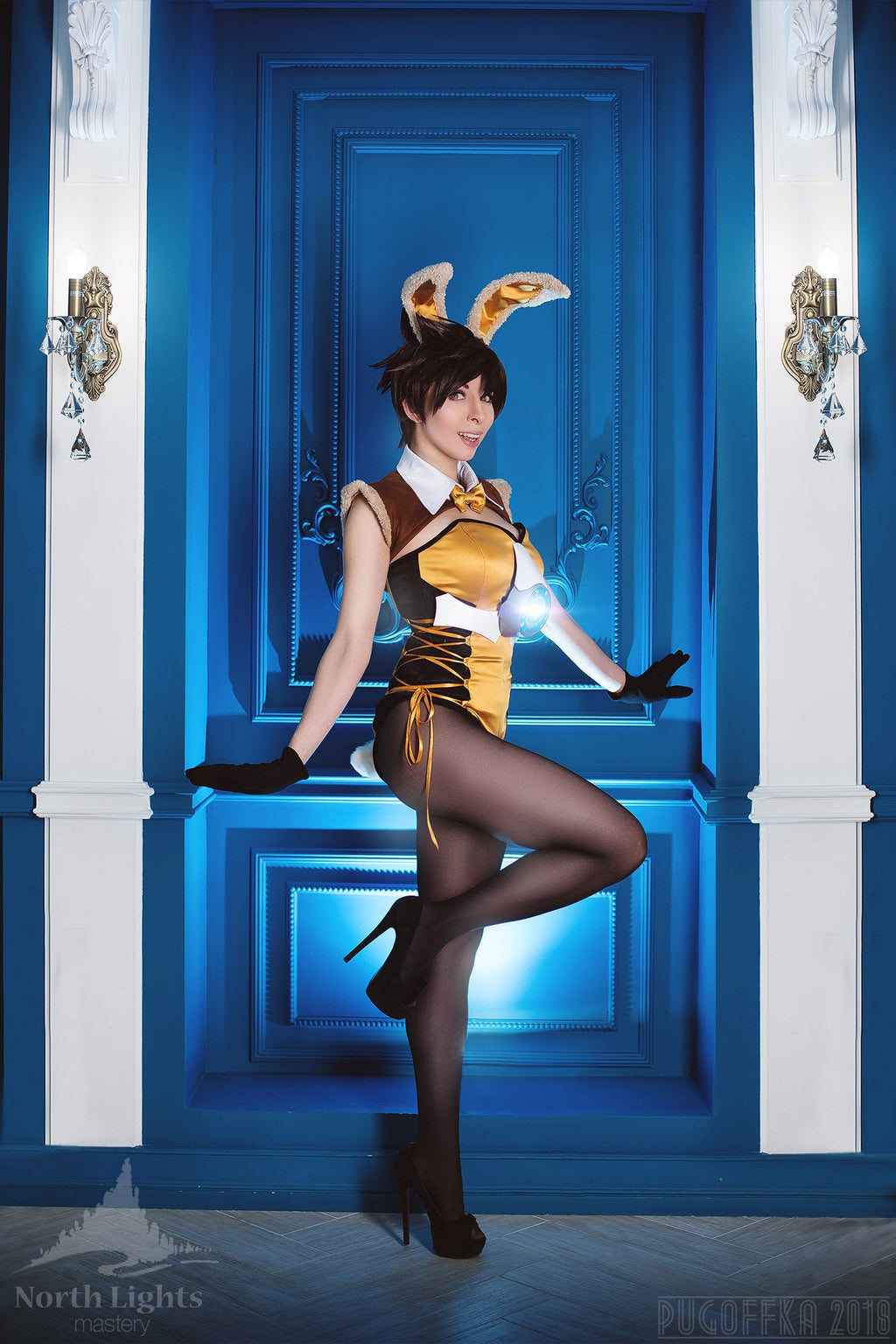 Tracer Bunny Suit Cosplay Costume