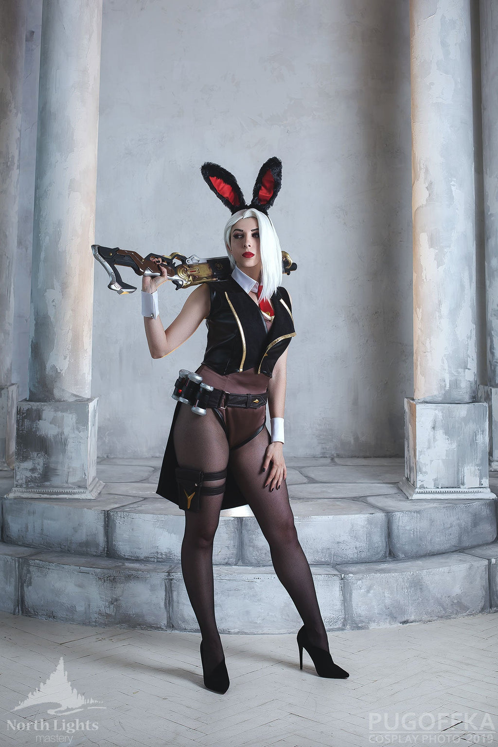 Ashe Bunny Suit Cosplay Costume