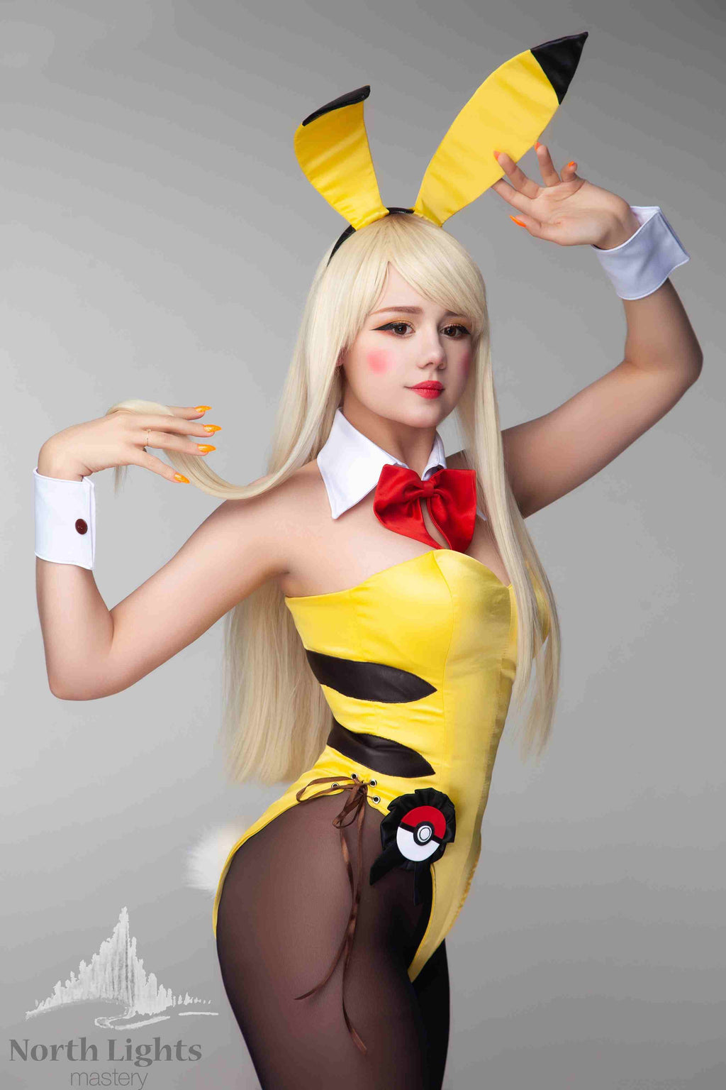 Pikachu bunny suit pikachu cosplay costume inspired by Playboy Bunny