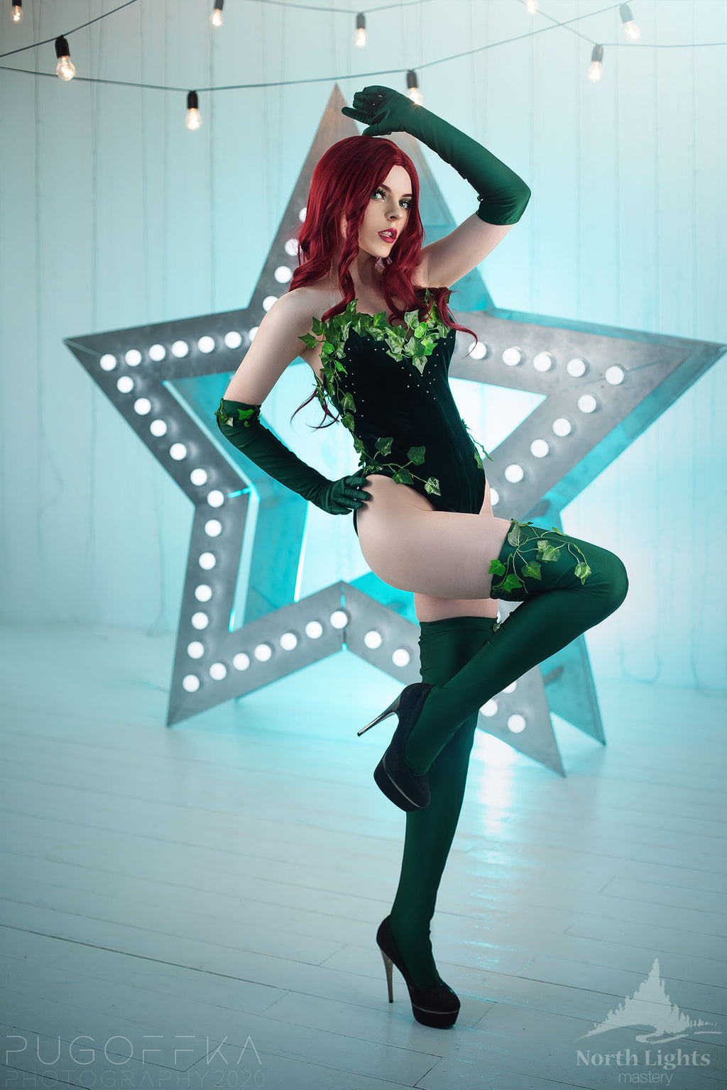 Poison cosplay costume inspired bunny suit