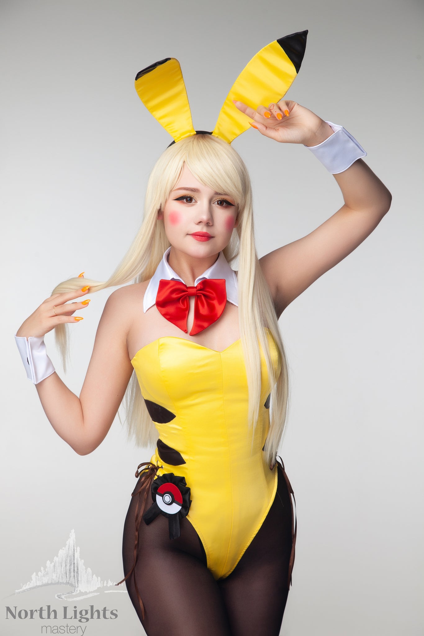 Pikachu bunny suit pikachu cosplay costume inspired by Playboy Bunny