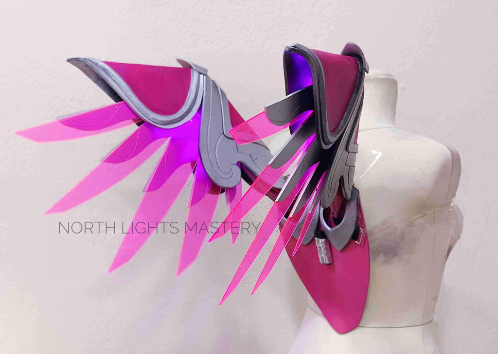 Mercy pink inspired mini wings Overwatch Cosplay